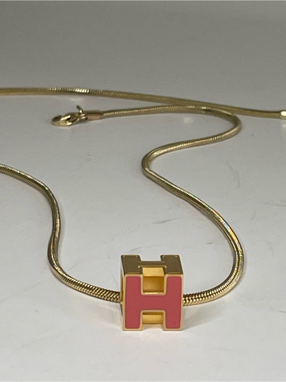 Hermès Mini Pop H pendant with unbranded chain - Picture 9 of 10